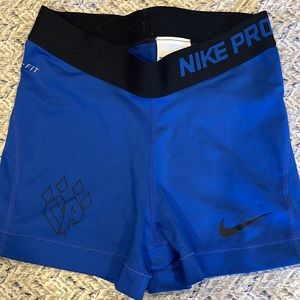 California Athletics cheer shorts Nike pro